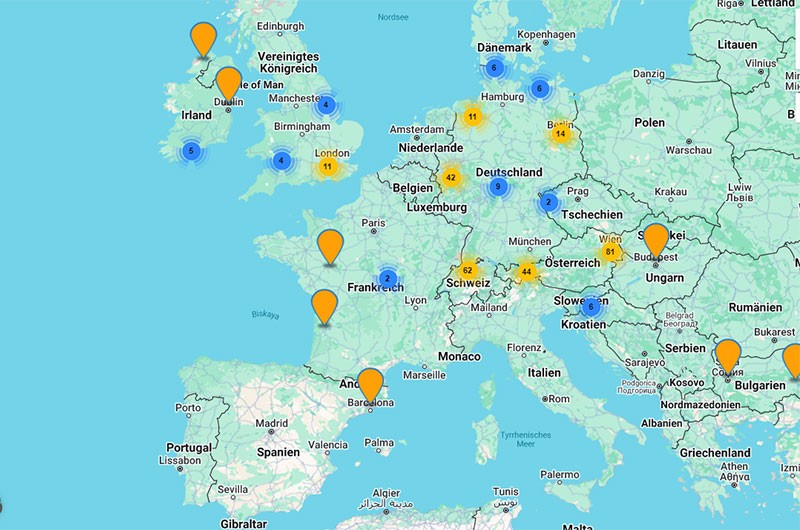 PelviPower™ a világban, több, mint 300 helyen